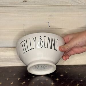 Rae Dunn Blue Interior Jelly Bean Bowl